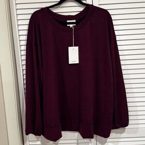 Andree by Unit Burgundy Sweater
